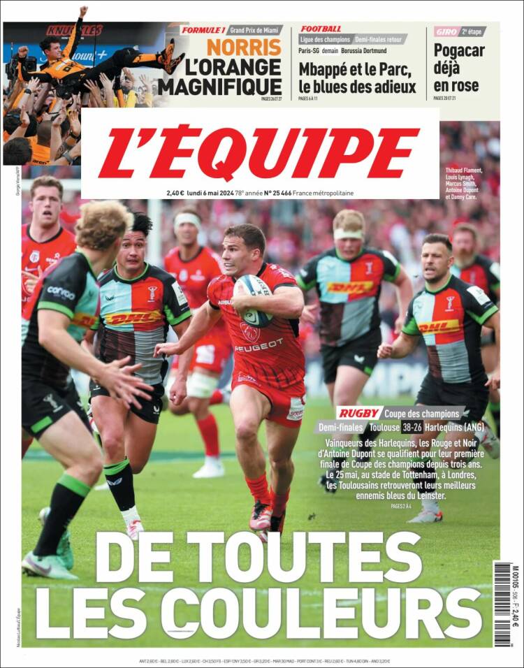 صفحه اول روزنامه L-EQUIP